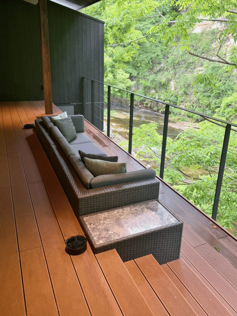 shinra 客室のテラス