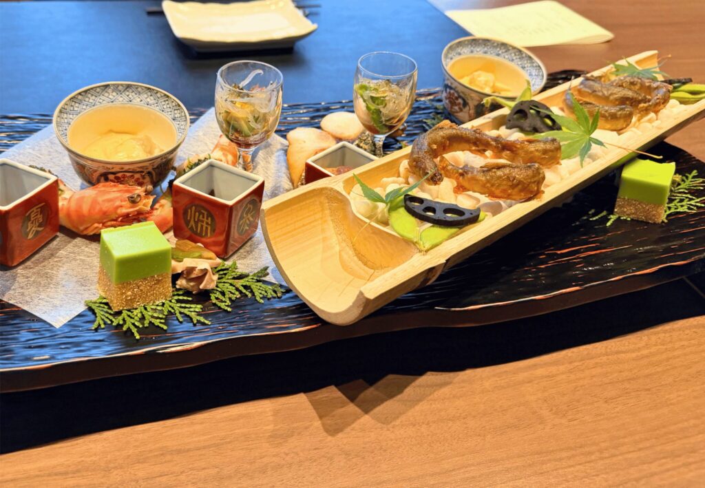 豪華な料理盛り合わせ